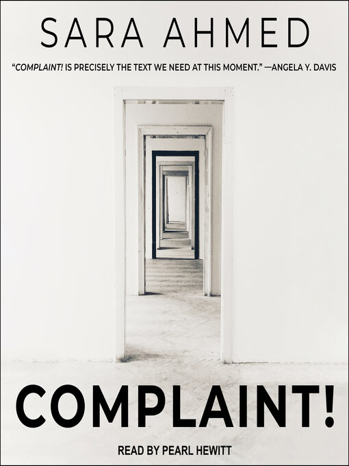 Title details for Complaint! by Sara Ahmed - Available